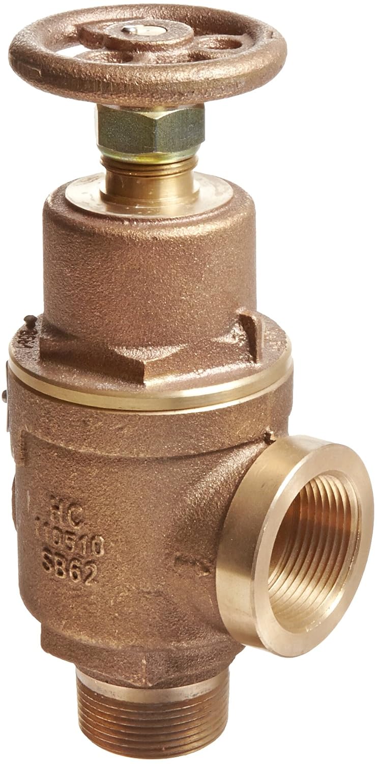 Kunkle 0019F11MG0100 Bronze Liquid Relief Valve, 100 Preset Pressure