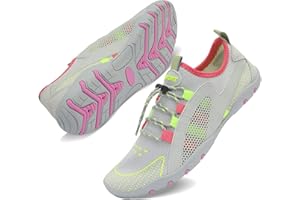 MAYZERO Water Shoes Men Women Swim Surf Shoes Beach Pool Shoes Wide Toe Hiking Aqua Shoes Winter House Slippers