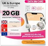 Love 2 surf 20GB International Data SIM UK Europe Turkey 3 Months view 1
