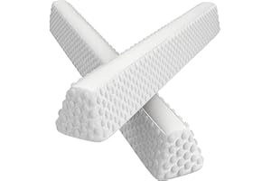 YENING Baby Bed Bumpers for Toddlers Foam Bed Guard Rail for Kids Bed Toddler Bed Bumper for Twin Full Queen King Size Bed Grey, 2-Pack