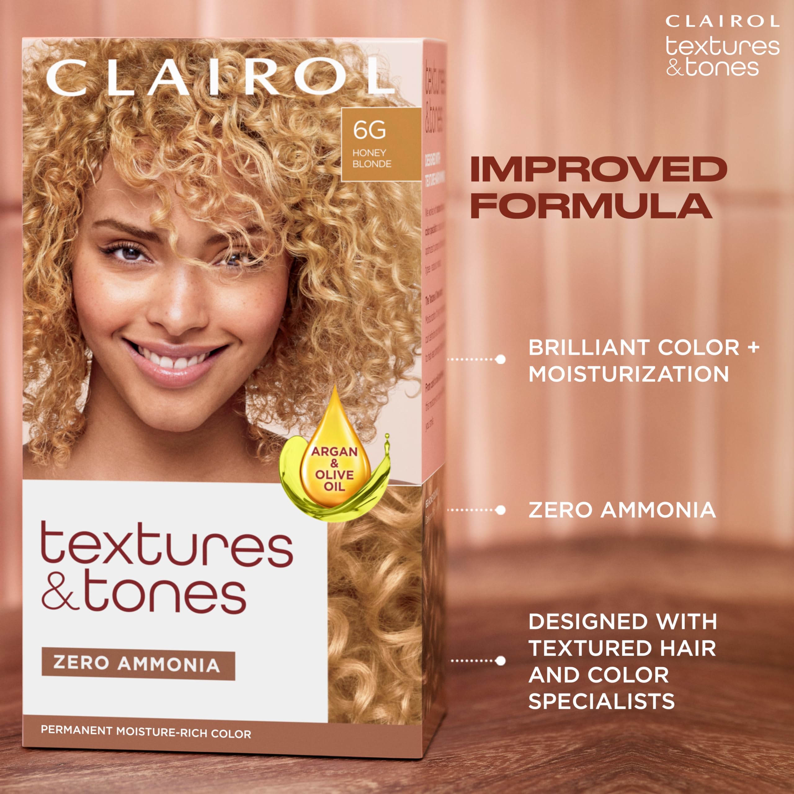 Clairol Textures & Tones Permanent Hair Dye, 3N Cocoa Brown Hair Color, Pack of 1