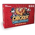 Chicken Challengers Card Game, Hilarious Games for Adults & Teens, New and Strategic Games for Adults and Family Game Night, 2-8 Players, Ages 13+, Travel-Friendly, 114 Cards