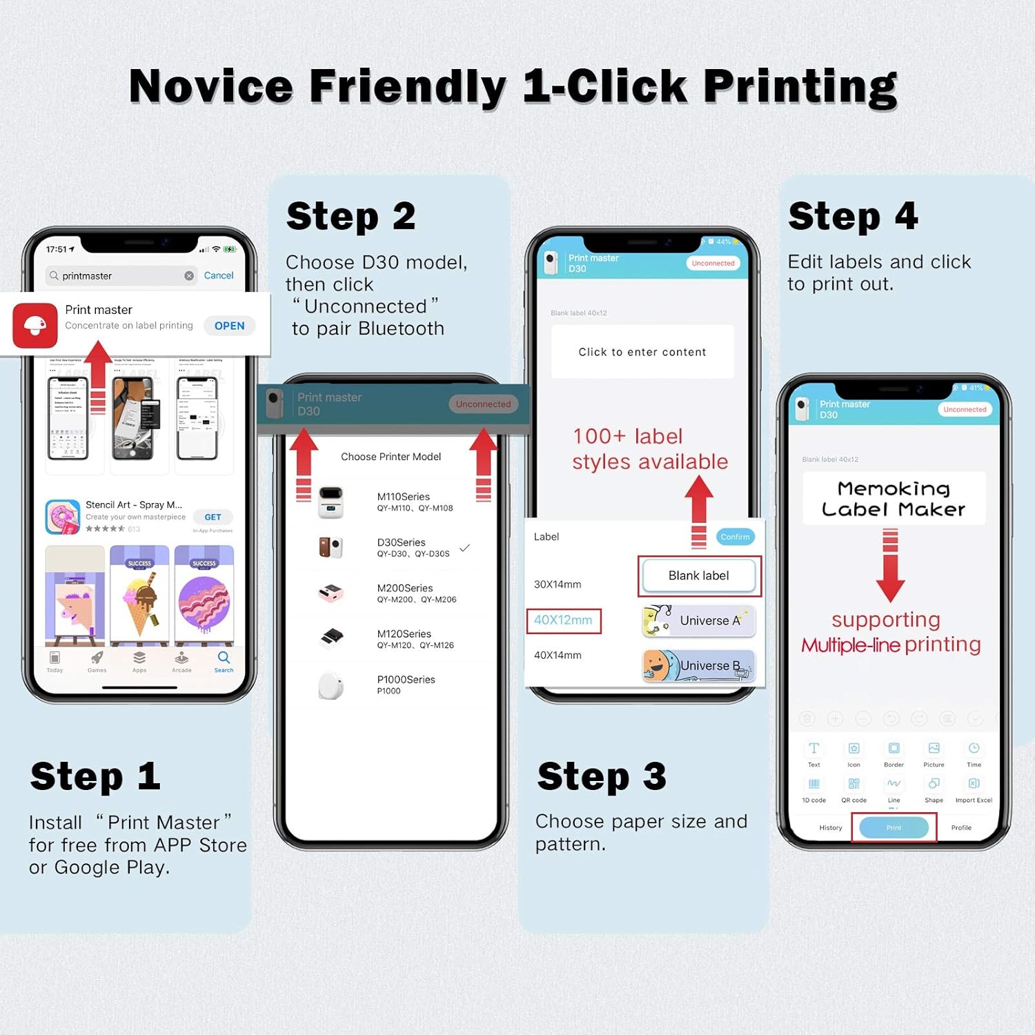 ipad compatible label printer