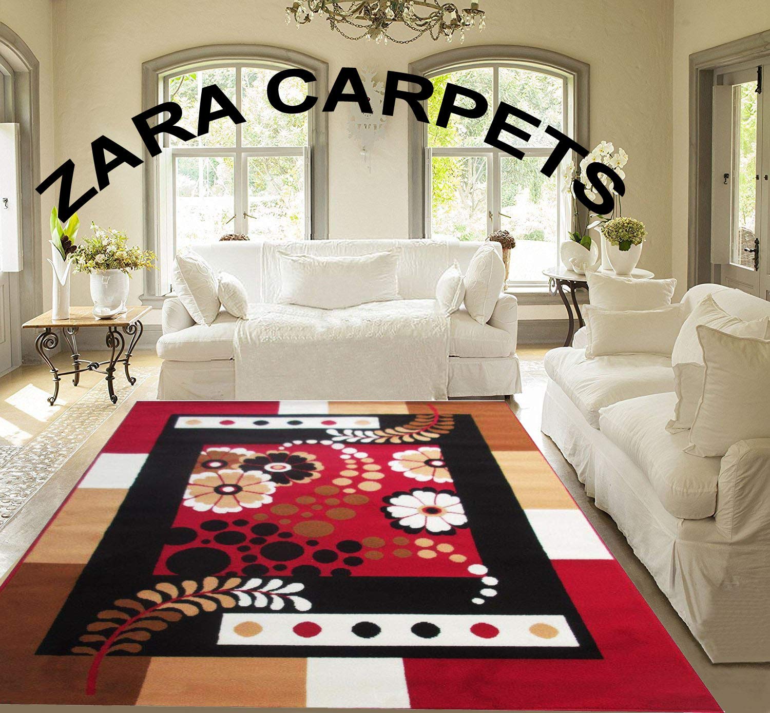 Buy Arsalan Rugs Modern Washable Carpets for Living Room and Carpets