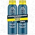 Oars + Alps Sunscreen Spray for Face & Body, SPF 50 Spray Sunscreen Infused with Vitamin C & Antioxidants, No White Residue, Water & Sweat Resistant, All Skin Types, Lightweight, Hydrating, 6oz, 2pk