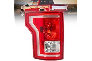 Tail Light Compatible With 2015 2016 2017 Ford F150 F-150 Left Driver Side Brake Rear Lamp-TailLights-Bulb Included Replaces 