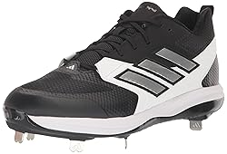 adidas mens Icon 8 Core Black/Silver Metallic/White 8