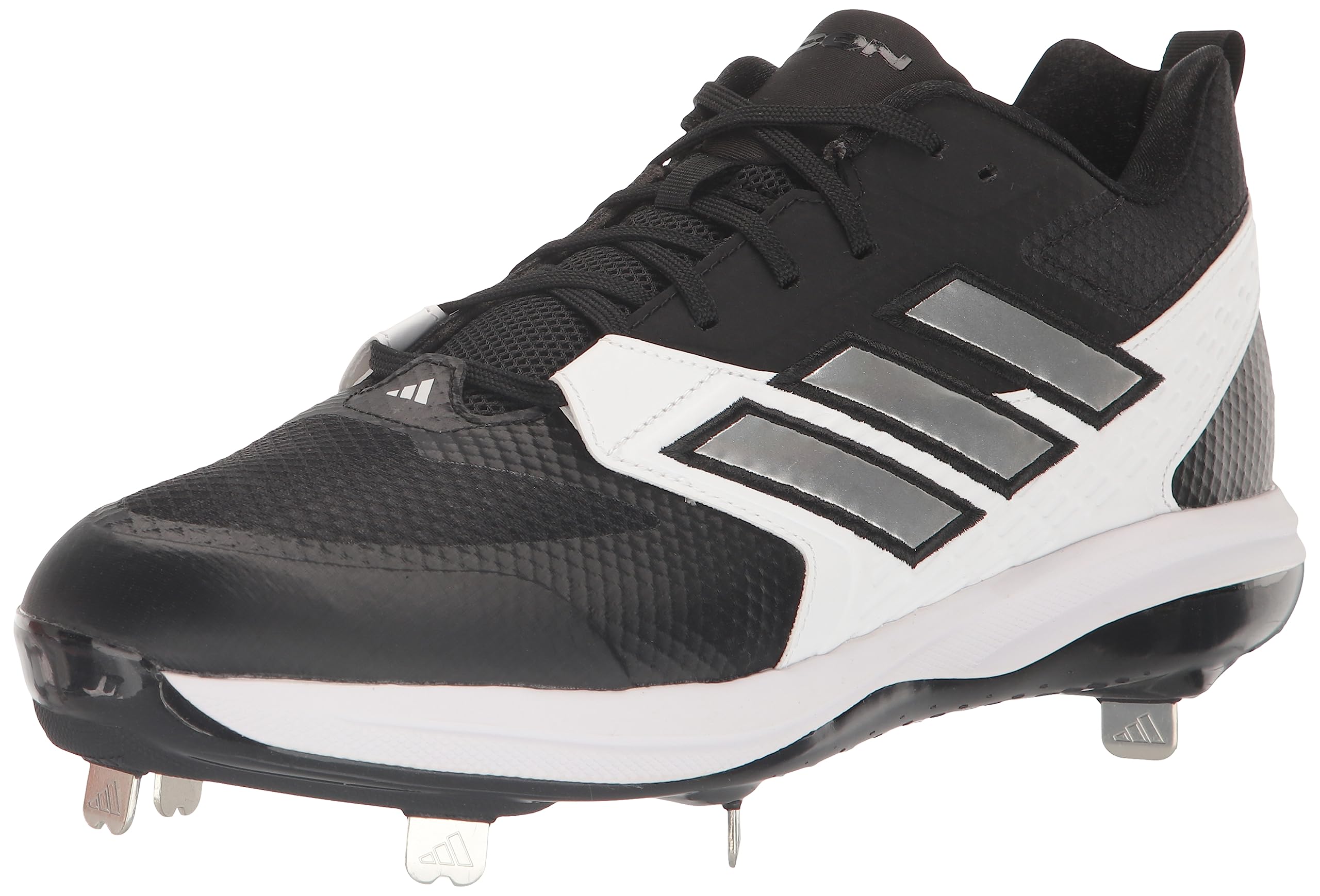 adidas mens Icon 8 Core Black/Silver Metallic/White 8