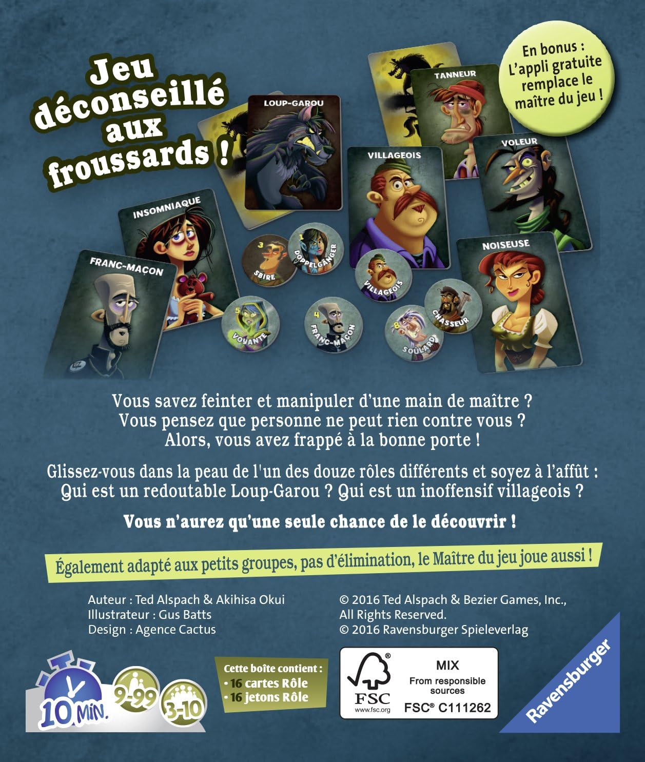 Ravensburger Loup Garou Multicolore Amazon Fr Jeux Et Jouets