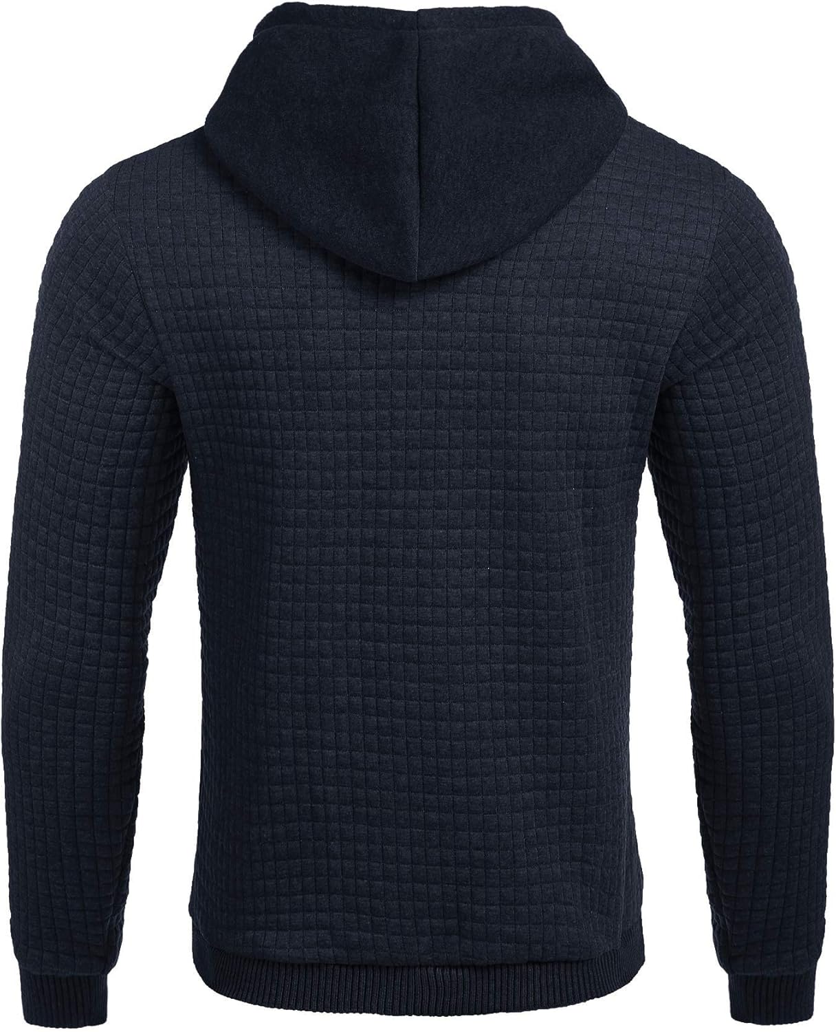 COOFANDY Men's Sweatshirt Hipster Gym Long Sleeve Drawstring Hooded Plaid Jacquard Pullover Hoodies at  Men’s Clothing store