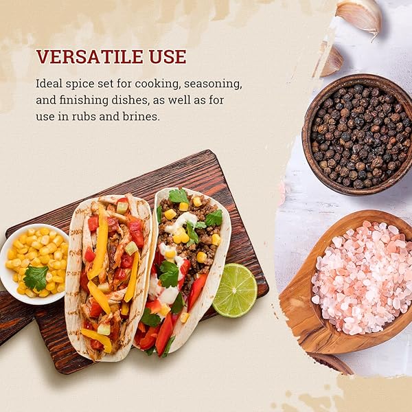 52USA WHOLE BLACK PEPPERCORNS 12 OZ + HIMALAYAN PINK SALT (COARSE GRAIN) 2 LB – SALT AND PEPPER GRINDER, BLACK PEPPERCORN REFIL, PINK HIMALAYAN SEA SALT, 2 PIECE SET