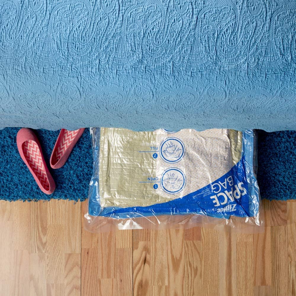 Ziploc Reusable Clothes Storage Bags, 2 Jumbo Vacuum Seal Storage Bags, Space Bags: Health & Personal Care