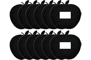 SHUREX 12-Pack Universal Trash Can Odor Absorbing Filters, Activated Charcoal Deodorizer for Trash Cans, Compost Buckets, Countertop and Recycle Bins (Apple)