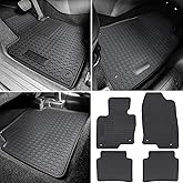 Floor Mat for Mazda CX-5 2017 2018 2019 2020 2021 2022 2023 2024 2025 Heavy Duty Rubber Front+Rear Car Liner Carpet All Weather Custom Fit Waterproof Odorless (Black 4PCS)