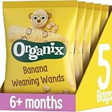 Organix Weaning Wands Organic Baby Snack 6+ Months 25g Pack of 5