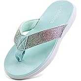 WateLves Girls Flip Flops Non-Slip Casual Thong Sandals Summer Sandal Shoes for Beach Swim Pool (Little Kid/Big Kid)