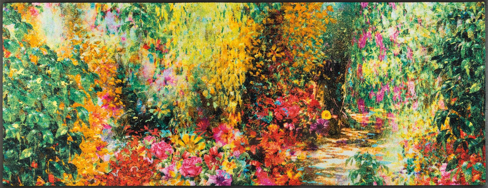 Wash&Dry Doormat, Acrylic Colourful, 75 x 190 x 0.7 cm