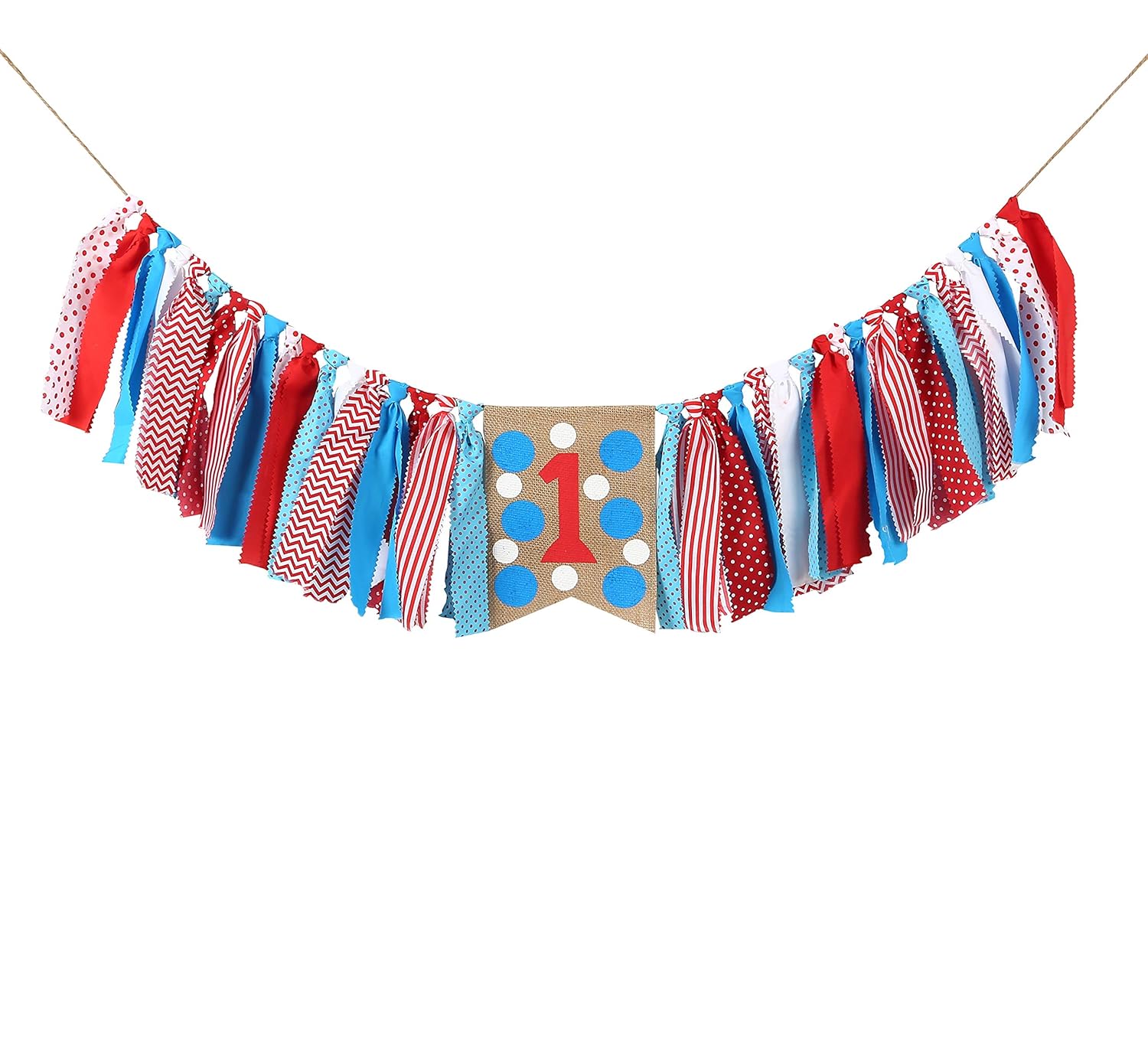 WAOUH 1star Birthday for Dr Seuss Decorations - Dr Seuss Party Supplies for Highchair Banner-Photo Prop for Dr Seuss Wall Decor,Birthday Souvenir and Gifts for Kids (1st Birthday Banner)