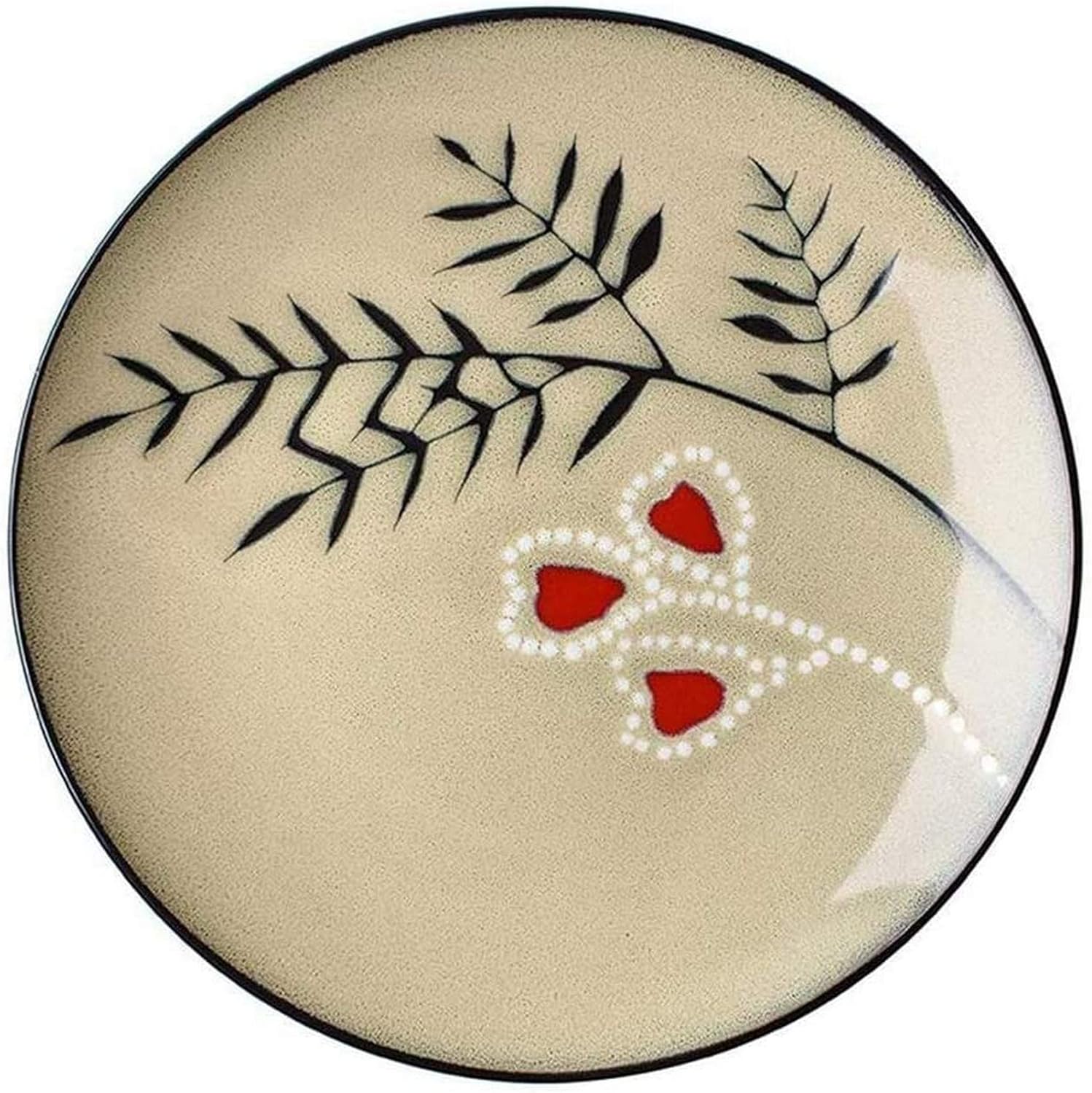 KTDT Plato de cerámica Plato de cerámica de 10 Pulgadas Plato de Sopa