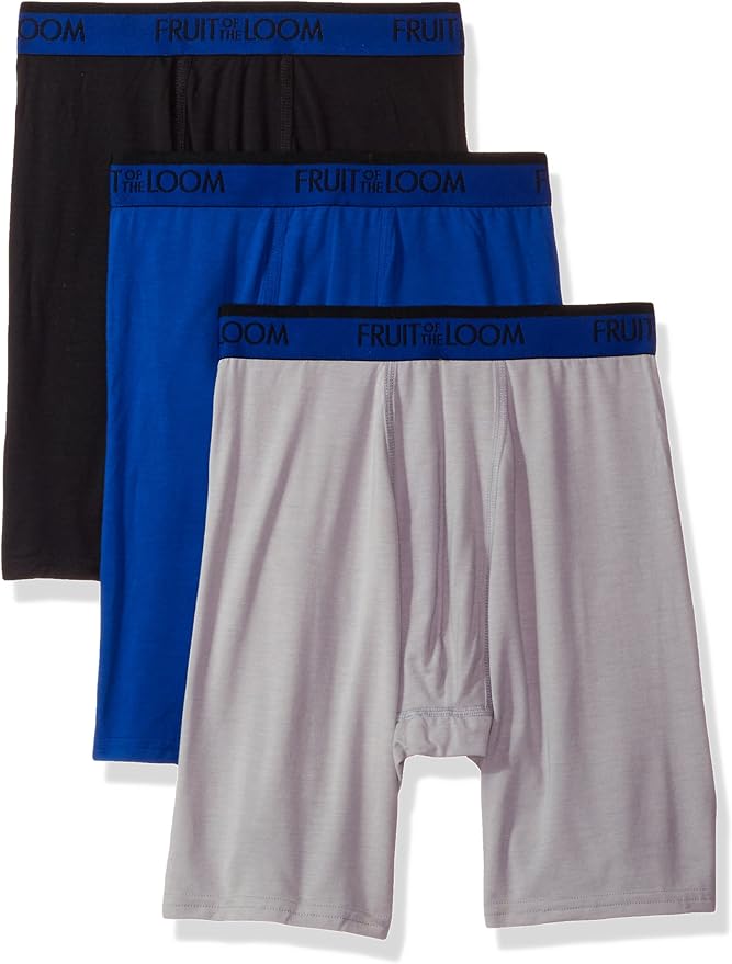 fruit of the loom long boxer briefs