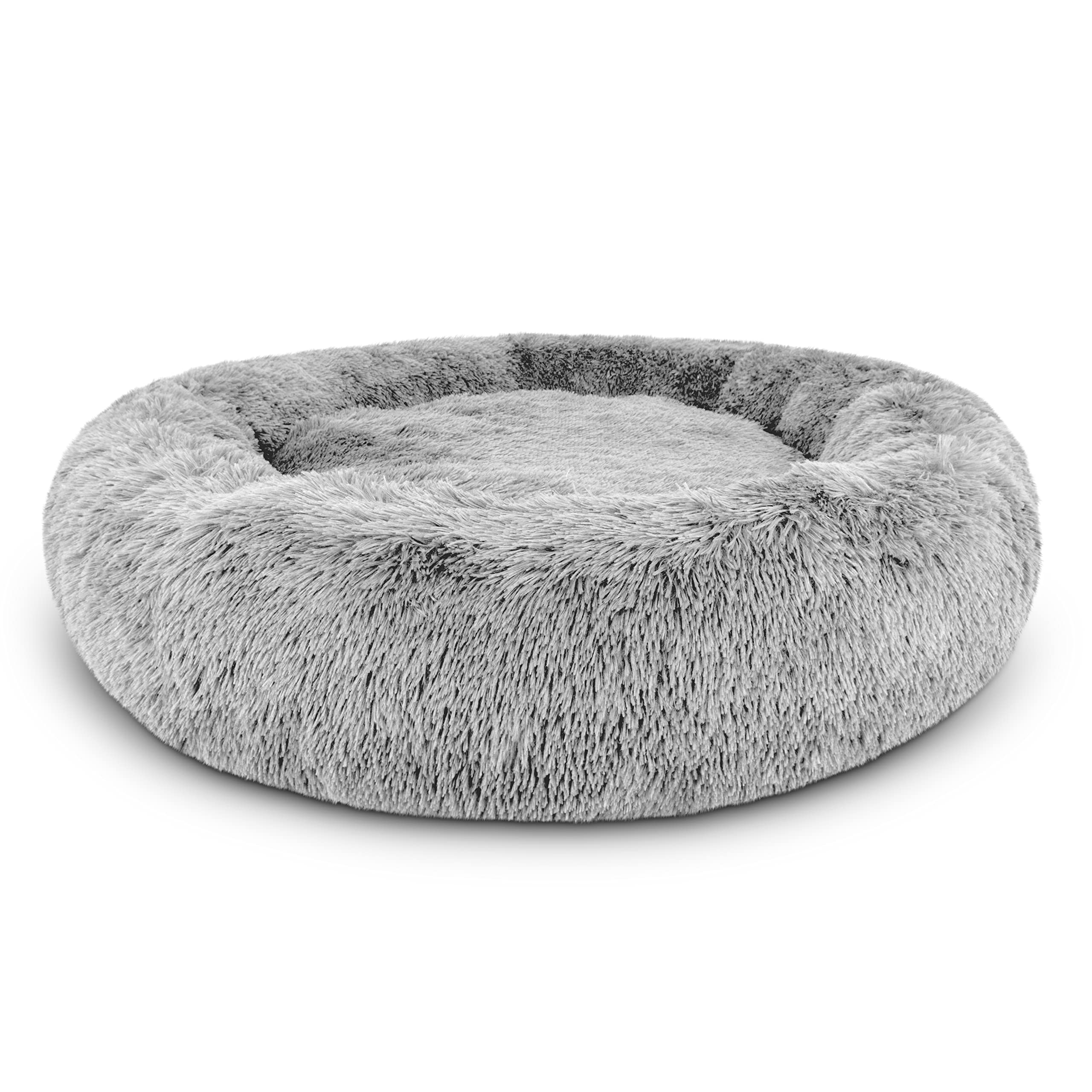 The Dog’s Bed Cover – Replacement Cover, Silver Grey Fur, XXL