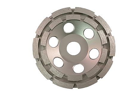 PRODIAMANT Premium Diamant-Schleiftopf Beton/universal 125 mm x 22,2 mm Diamantschleiftopf 125mm mit gedrehtem Trägerkörper u