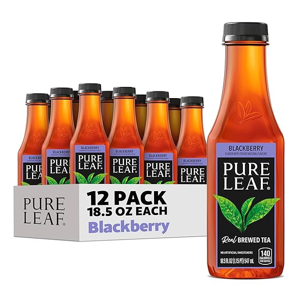 PURE LEAF ICED TEA, BLACKBERRY, 18.5 FL OZ...