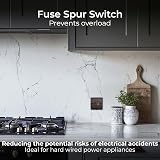 BG Electrical Switched Fused Connection Unit 13A Black Nickel Power Indicator view 4