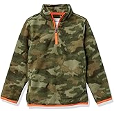 Amazon Essentials Boys and Toddlers' Polar Fleece Quarter-Zip Pullover Jacket