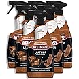 Weiman Leather Conditioner & Cleaner - Restores Surfaces, UV Protectants Help Prevent Cracking or Fading of Furniture, Sofa, Couch, Car Seats, Shoes, Purses, 6 Pack, 22 Oz