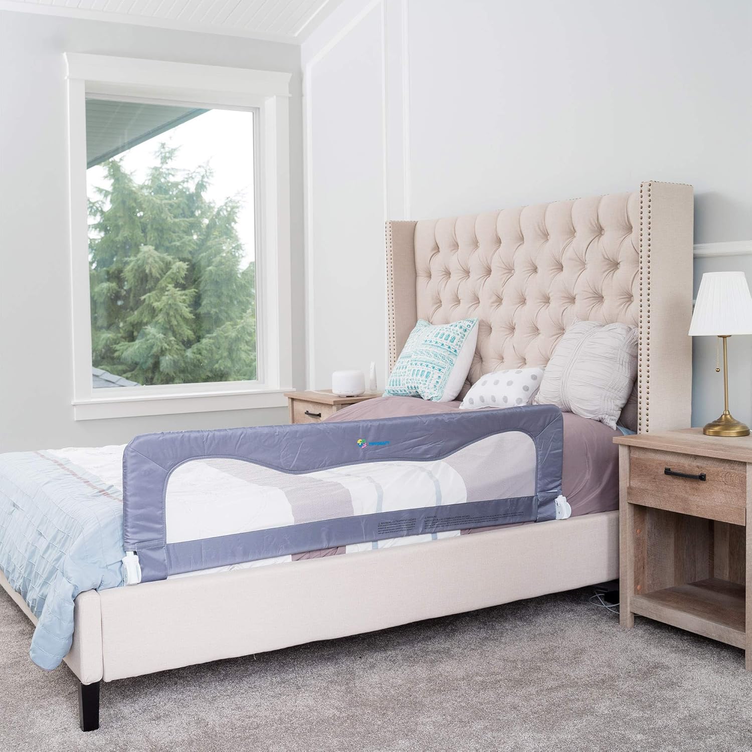 children's twin bed with rails