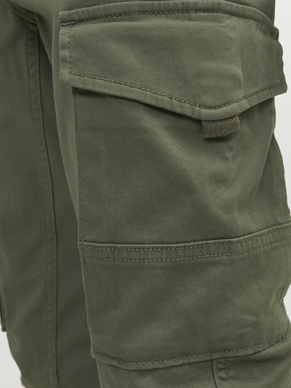 Jjipaul Jjflake Akm 542 Jeans Olive N Noos Jr, Crianças, Verde, 158