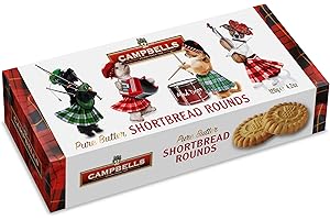 Campbells Shortbread Mad Dog Rounds | 120g | Authentic Scottish Delicacy | Rich and Buttery Texture | Premium Ingredients | Handmade | Versatile Treat | Perfect for Tea and Gifting