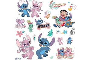 Disney Lilo and Stitch Stitch and Angel Wall Decals By RoomMates, RMK5585SCS