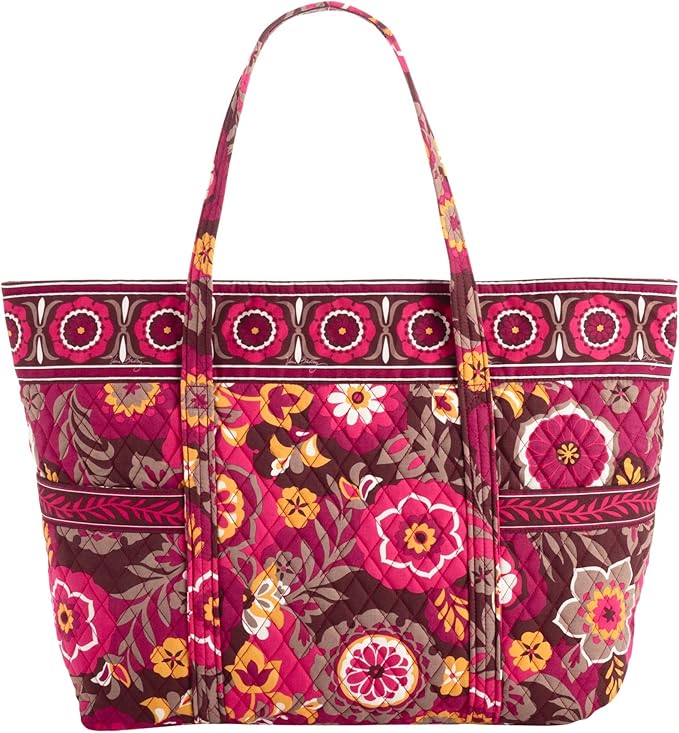 Vera Bradley Super Tote Bag Purse in Carnaby Clothing