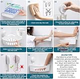 TAILI Shower Corner Shelves 2 Pack Suction Caddy White 90° Triangle view 6
