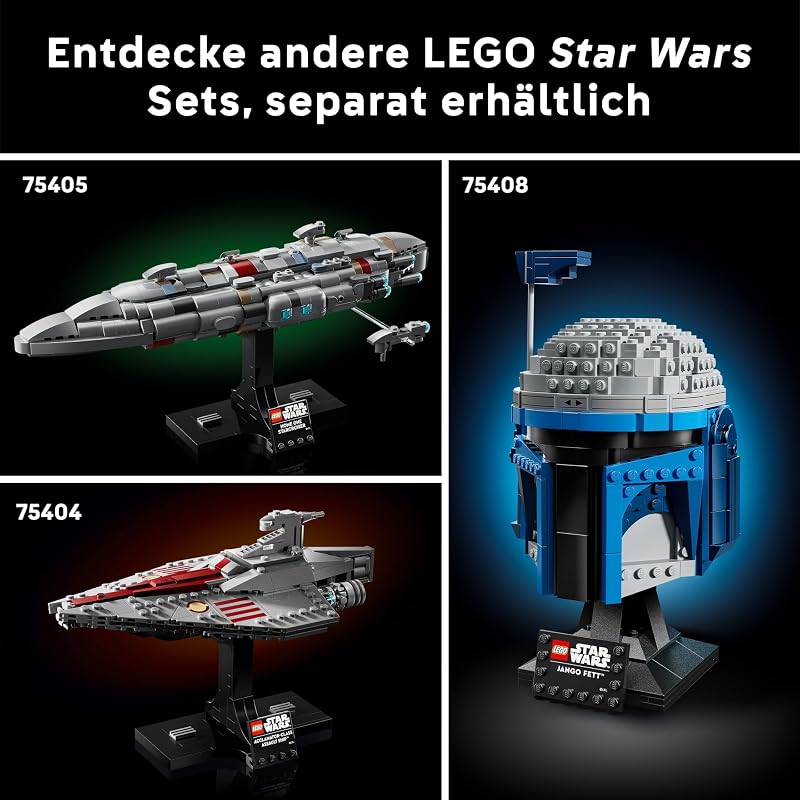 Star Wars 75407 Star Wars Logo Steinen - Bauset für Erwachsene zum Sammeln - Popkultur-Modell - Ausstellungsstück für das Büro - Geschenkidee für Erwachsene und Jugendliche Fans — Foto 7 von 8