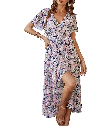 Amazon.com: Puxufody Maps of Nepal Womens Maxi Dresses Summer Flowy Swing  Casual Long Dress XL : Clothing, Shoes & Jewelry