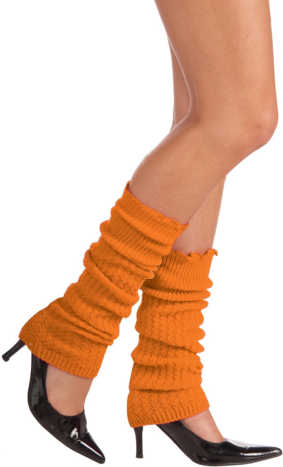 Forum Novelties Women's Neon Leg Warmers, Pink, One Size: Clothing