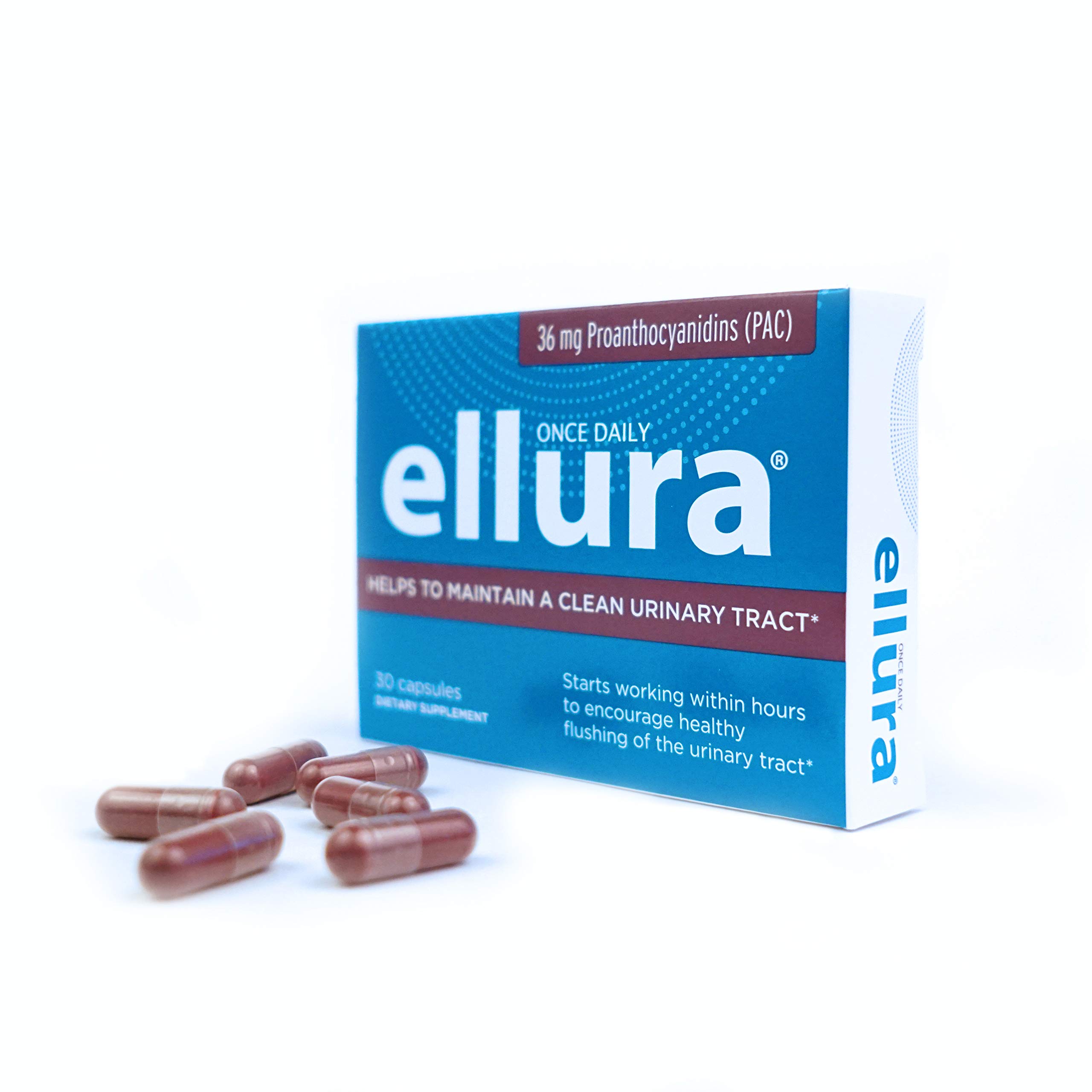 ellura 36 mg PAC (30 caps) MedicalGrade Cranberry Supplement for UTI