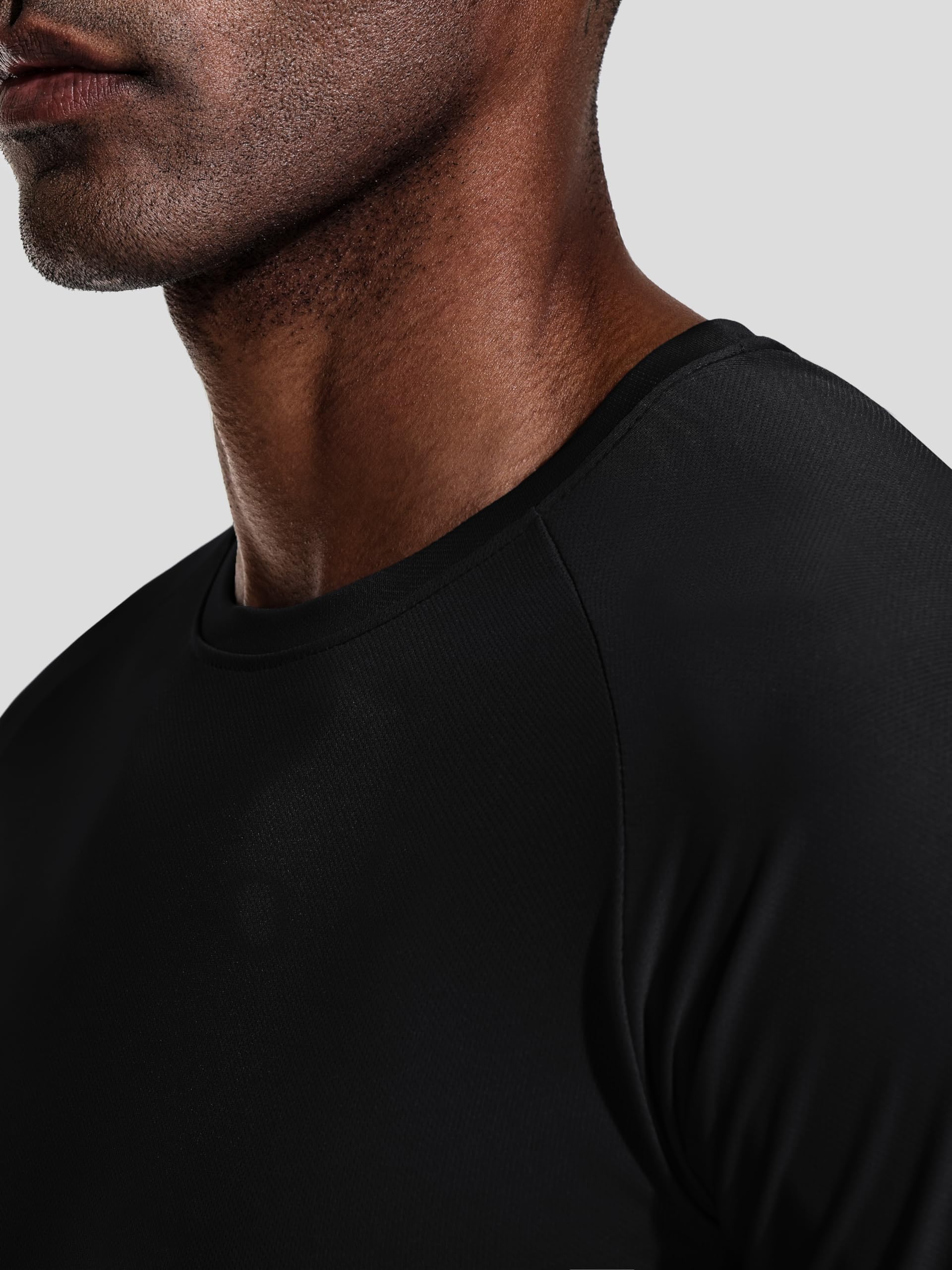 Teesmen 3 Pack Quick Dry T Shirt Running Shirts Men Sport Tops Gym Wicking Athletic T Shirts Breathable Workout Shirts
