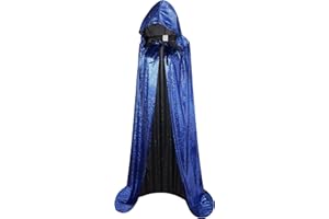 OurLore Unisex Full Length Hooded Cape Halloween Christmas Cloak