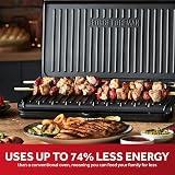 George Foreman Large Fit Grill 2400W Black Non Stick Easy Clean Drip Tray view 6