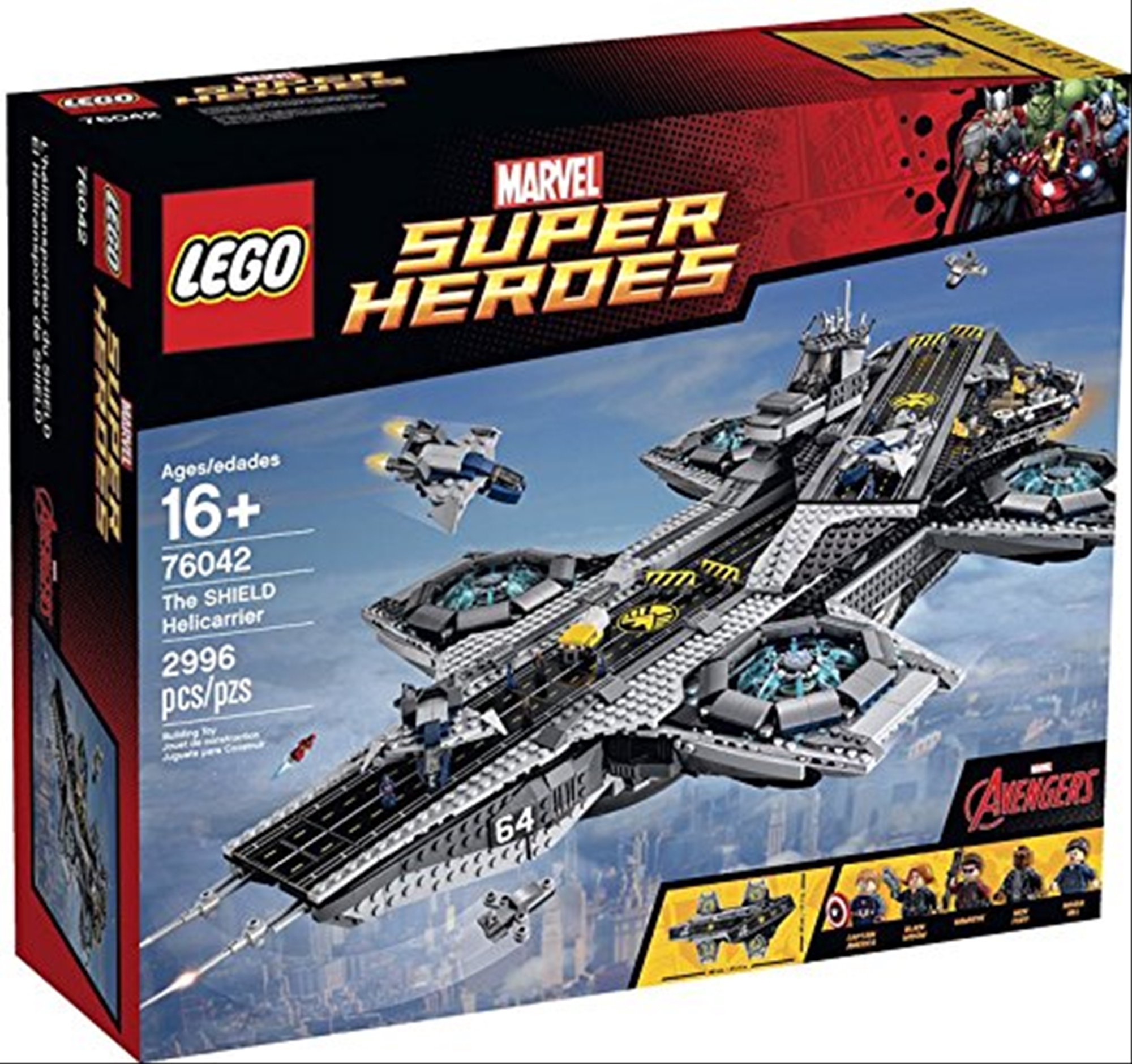 Lego Marvel Super Heroes 76042 The Shield Helicarrier