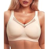 Jelly Strips Support Seamless Bras for Women(34B-42DD) Smooth Wireless Bras No Underwire Comfort Bralettes with Bra Extender