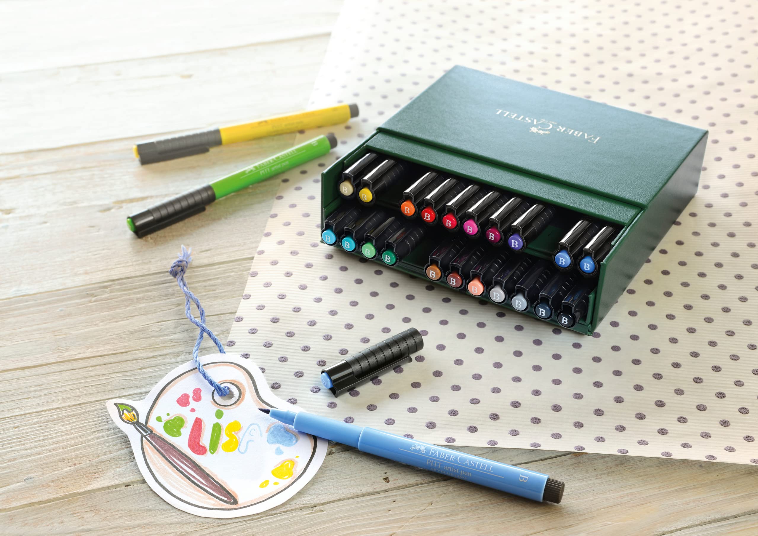 Faber-Castel Pitt Artist Brush Pens (24 Pack), Multicolor