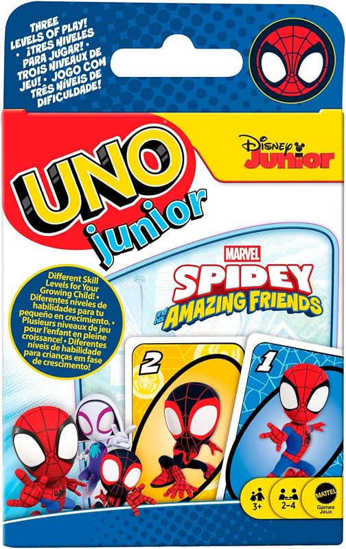 UNO junior Marvel Spidey und Seine Super-Freunde, ab 3 Jahren