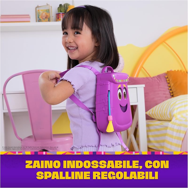 l'Esploratrice, Zainetto con Accessori per l'Esplorazione‚ Mappa, Binocolo e Bussola Giocattolo, Giocattoli per Bambine e Bambini, 3+ Anni — foto 5 di 8