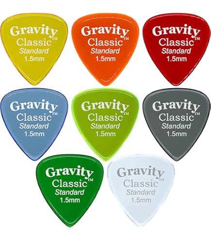 Amazon.com: Gravity Picks Variety Pack (8 Piece) - Thick : Musical