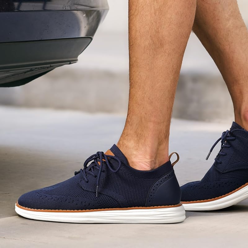 Scarpe Oxford Uomo in Maglia Elasticizzata,Marina Militare,43.5